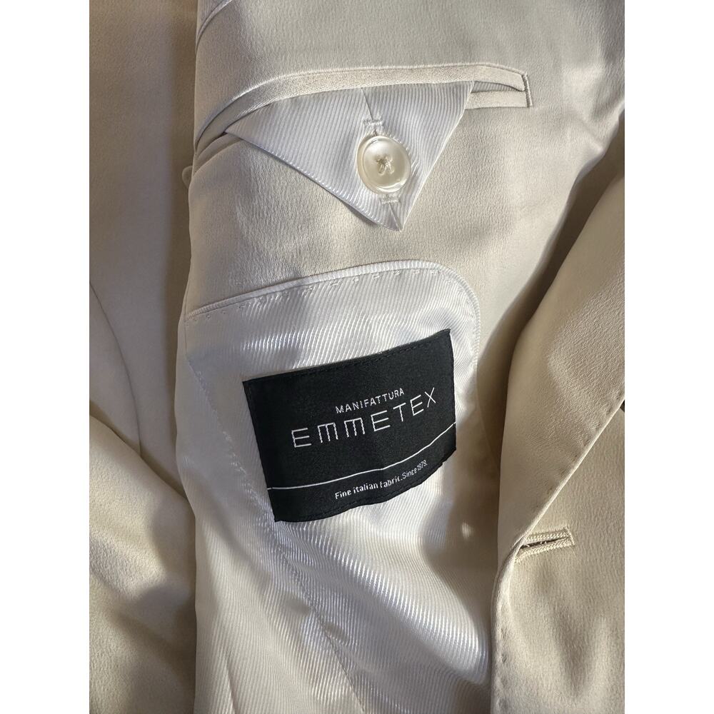 BR Manifattura Emmetex Italian Crepe Double Breasted Blazer Jacket Oversized 2 - Picture 14 of 16